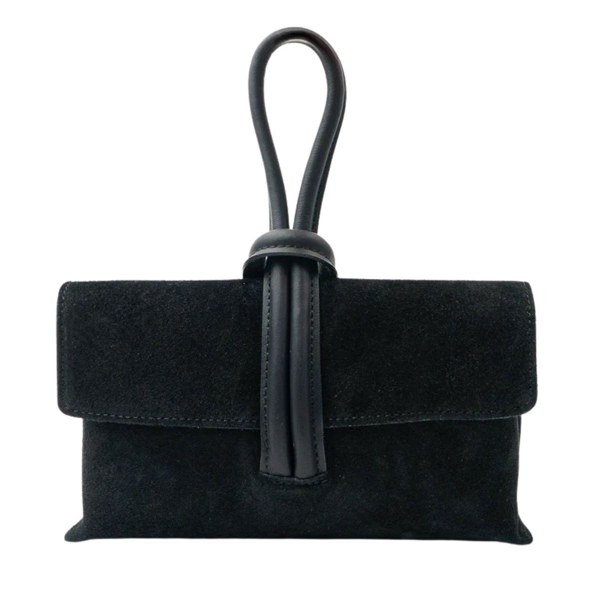 Barletta Bag - Black suede