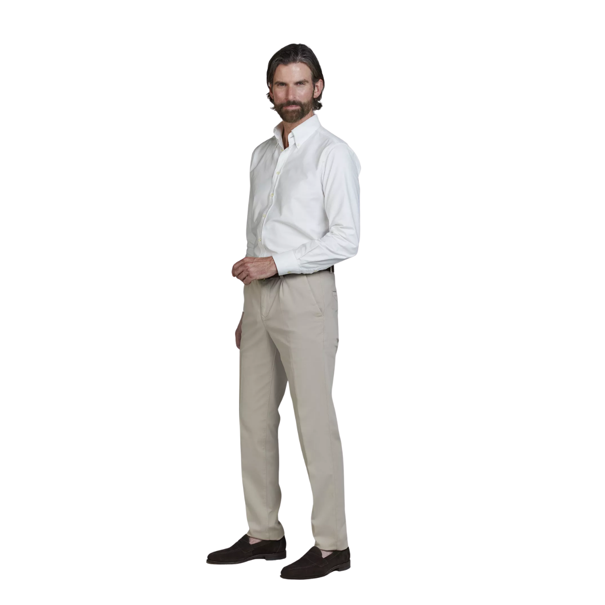 Front Pleat Pique Chino - Mullvad