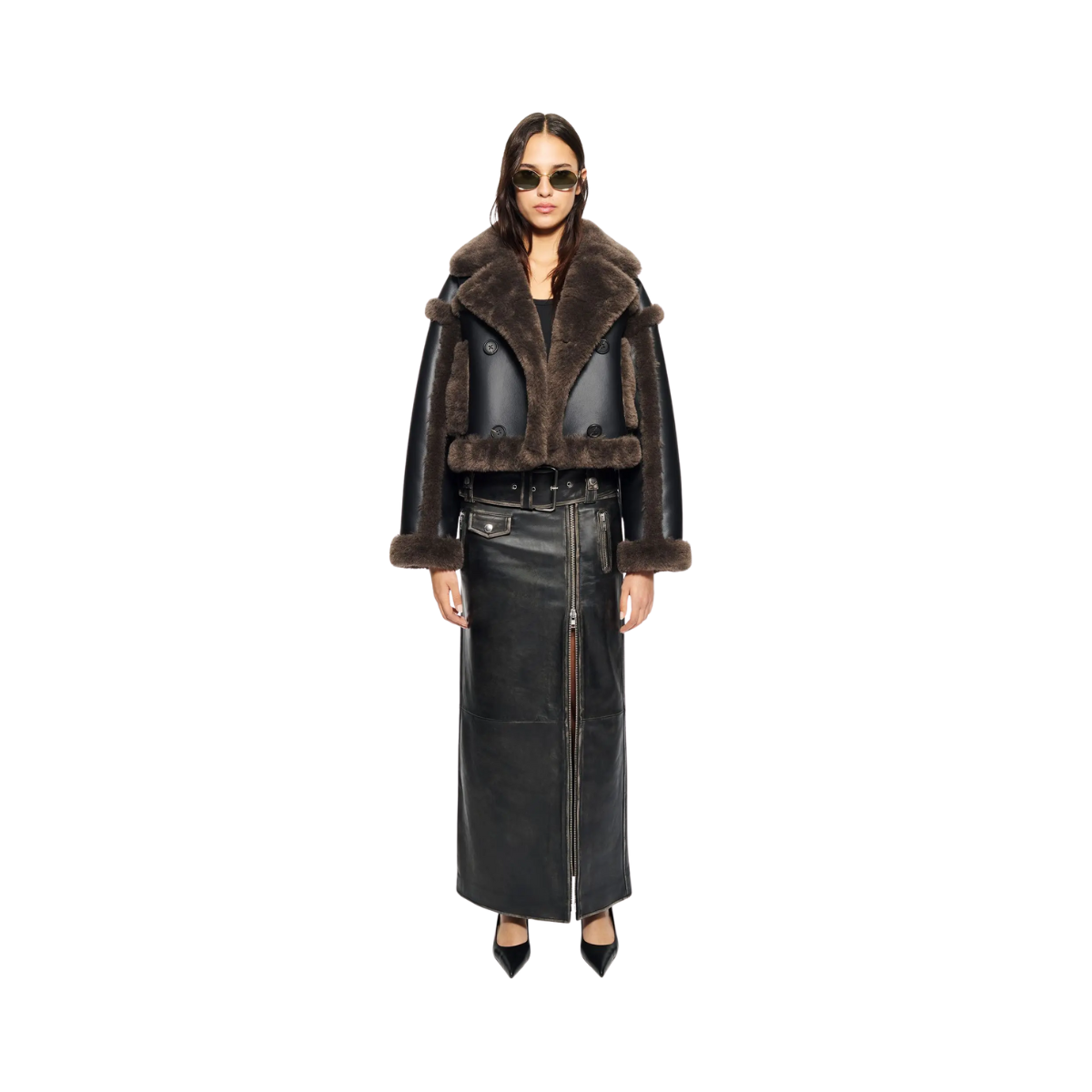 Kristy Jacket - Black/Dark Brown