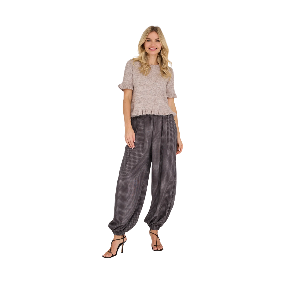 Landy Knit Blouse - Sand