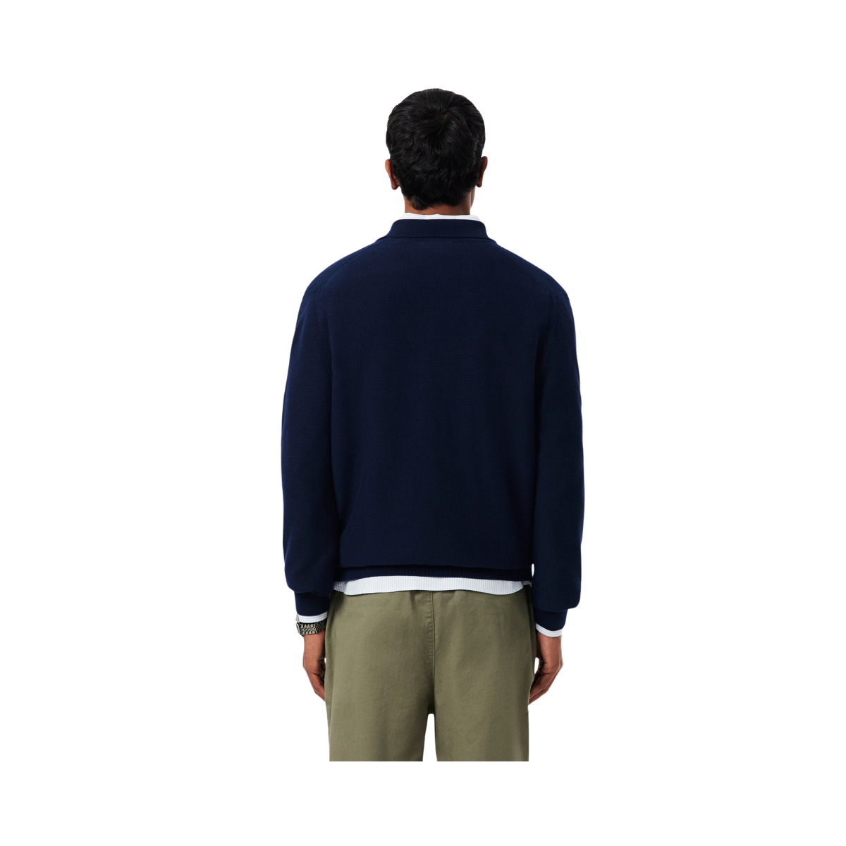 Polo Sweater - Navy Blue