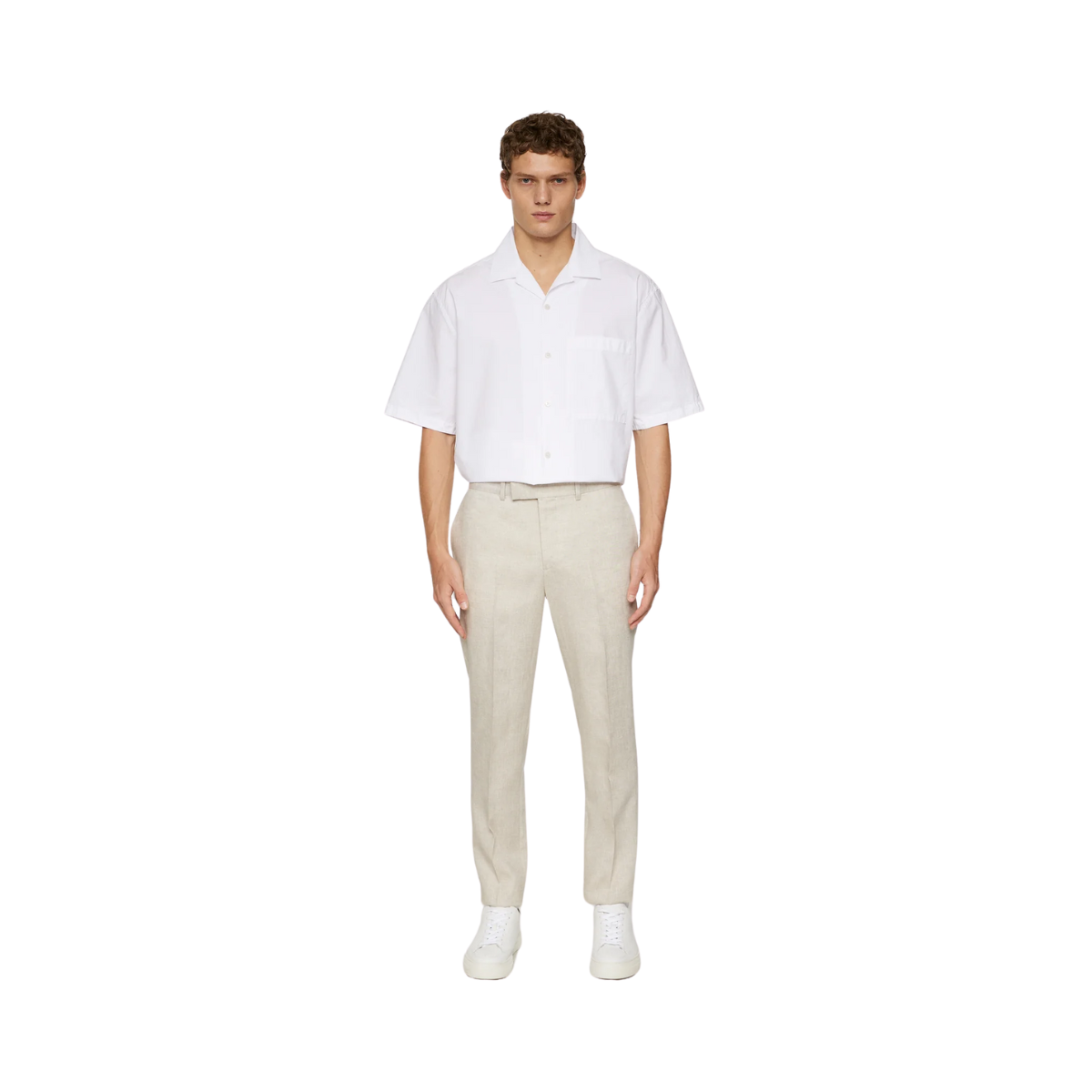 Grant Super Linen Pants - Moonbeam