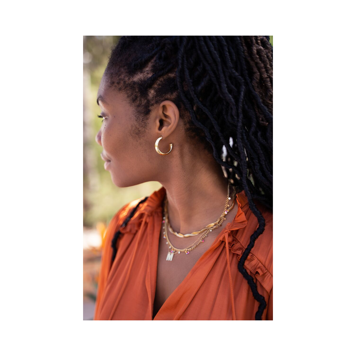 Earring Hoops Small - Gold