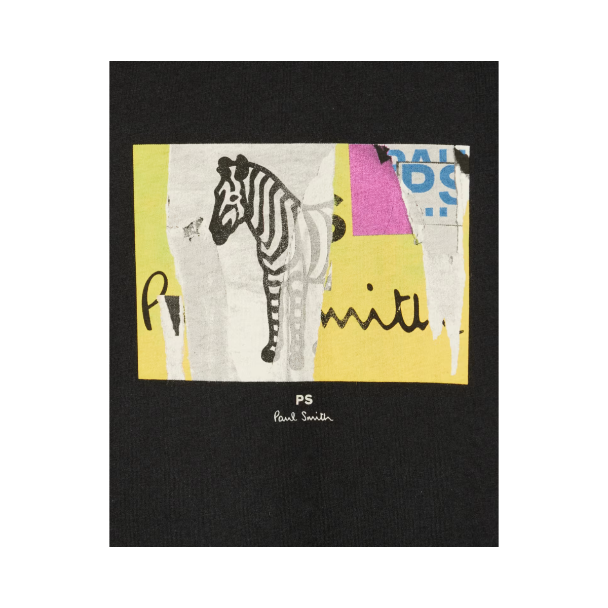 Reg Fit T-Shirt Zebra - Black