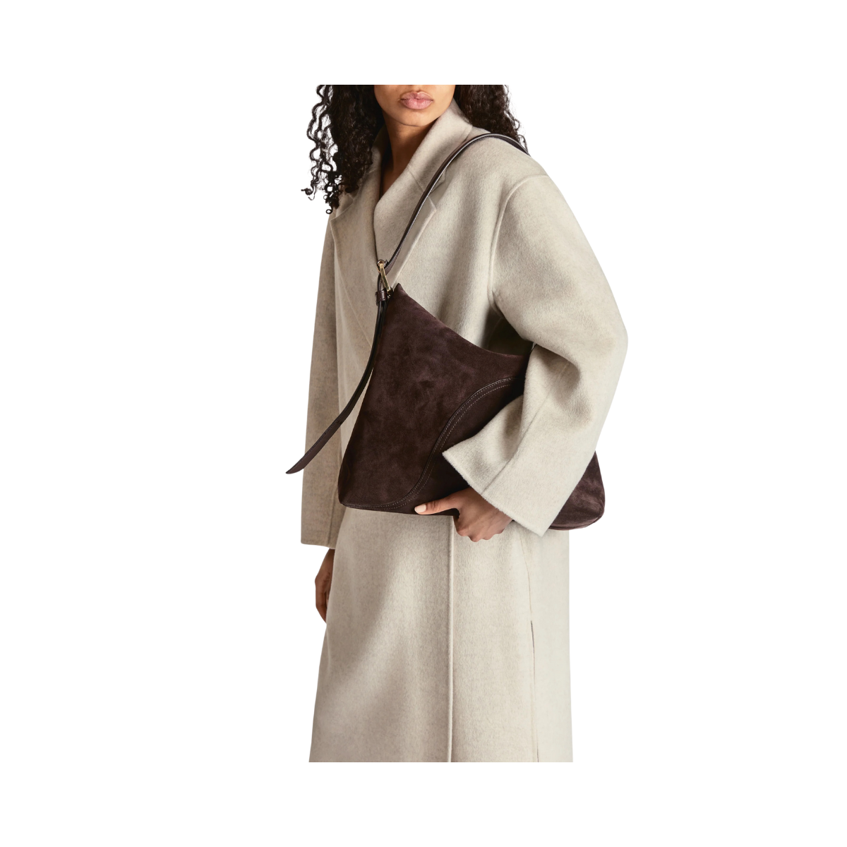 Bassano Suede Totebag - 1057 Walnut