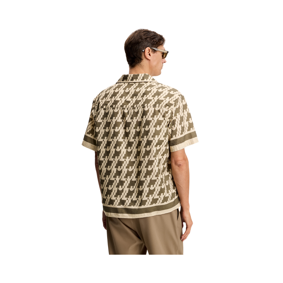 Ellis Border Resort Shirt - JL Glitch Kalamata