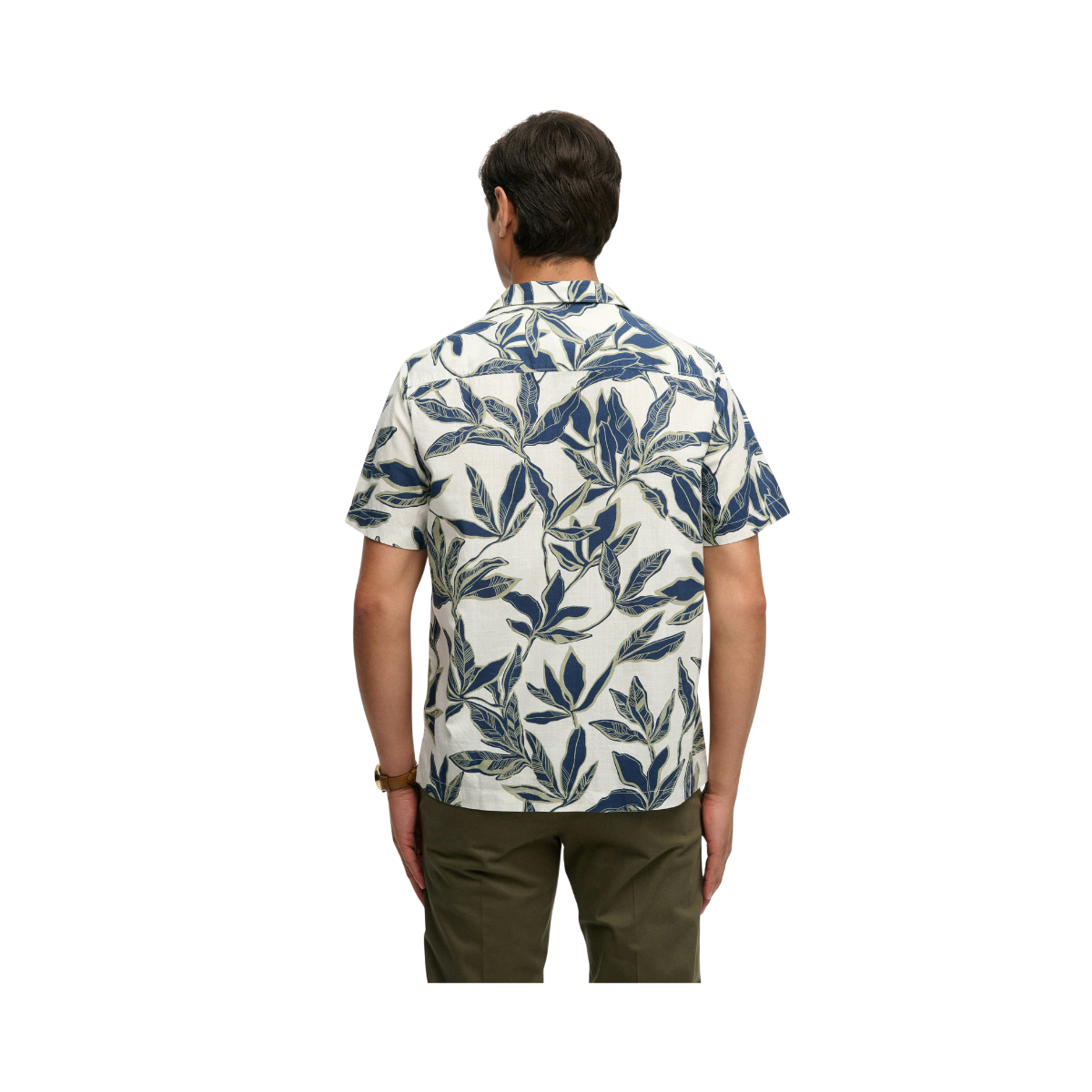 Cabana Poolside S/S Shirt - Banana Leaf Ecru