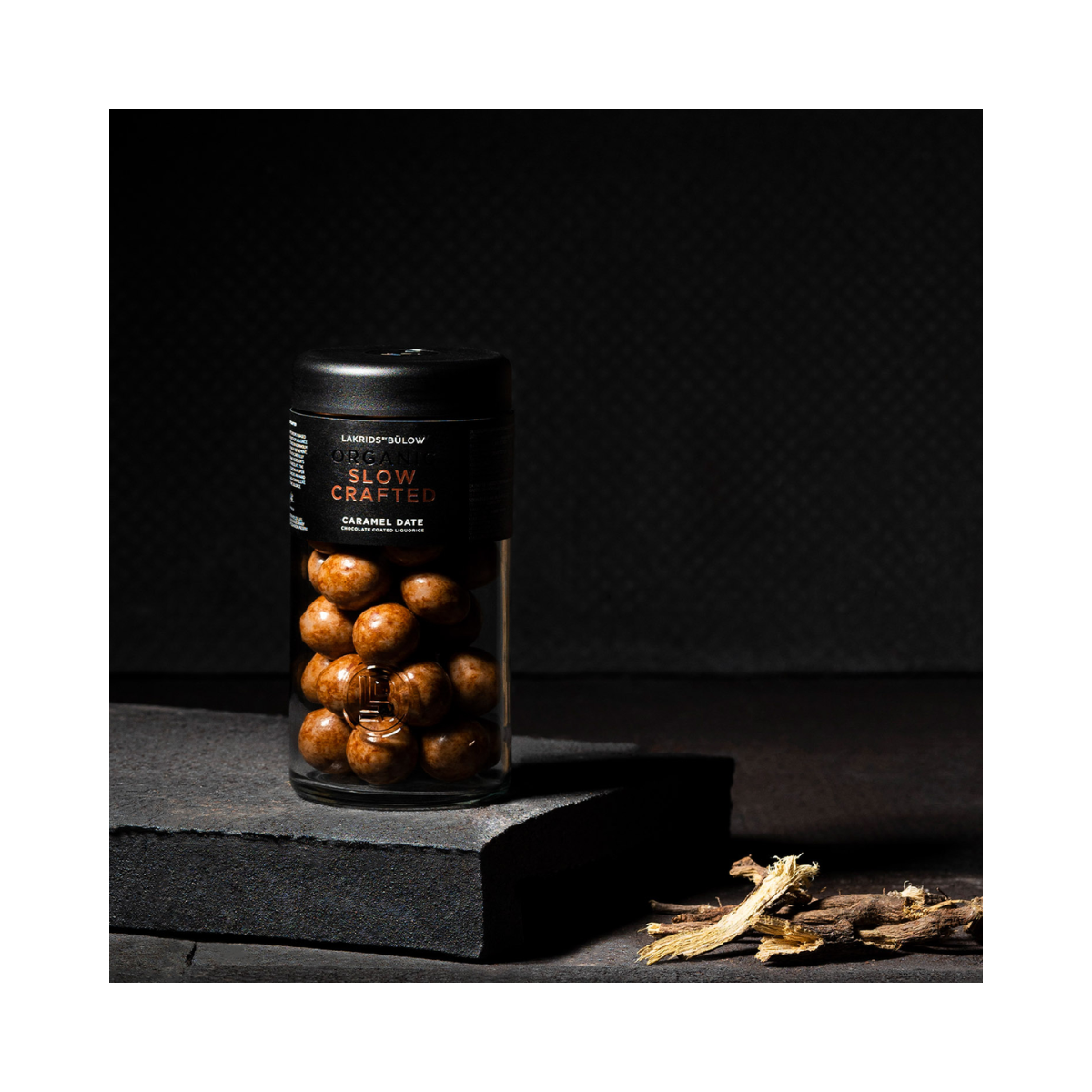Chocolate Coated Liquorice - Caramel Date