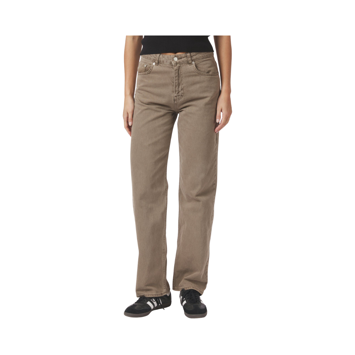 Simona D Pants - Dusty Brown