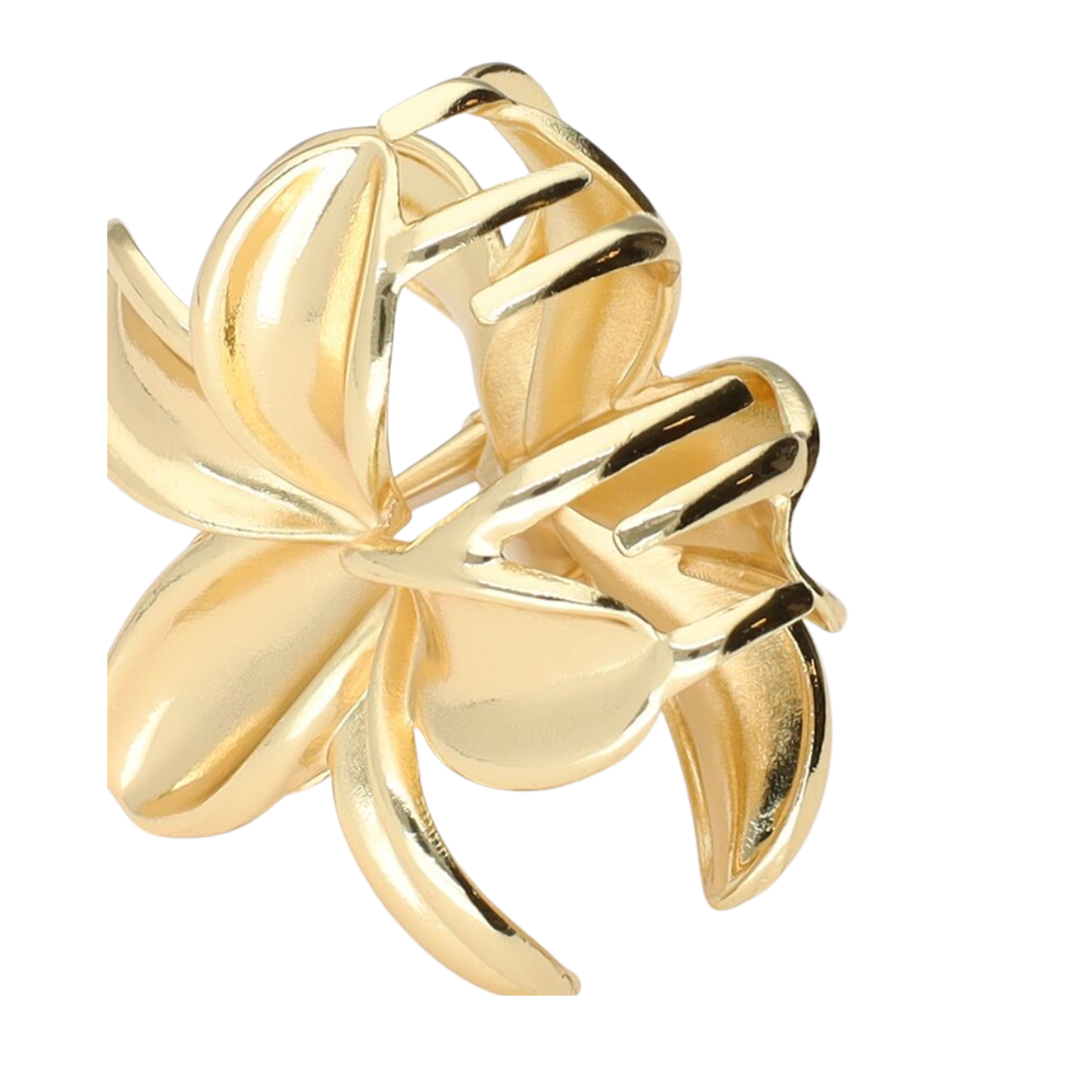 Hairclip Flower - Gold