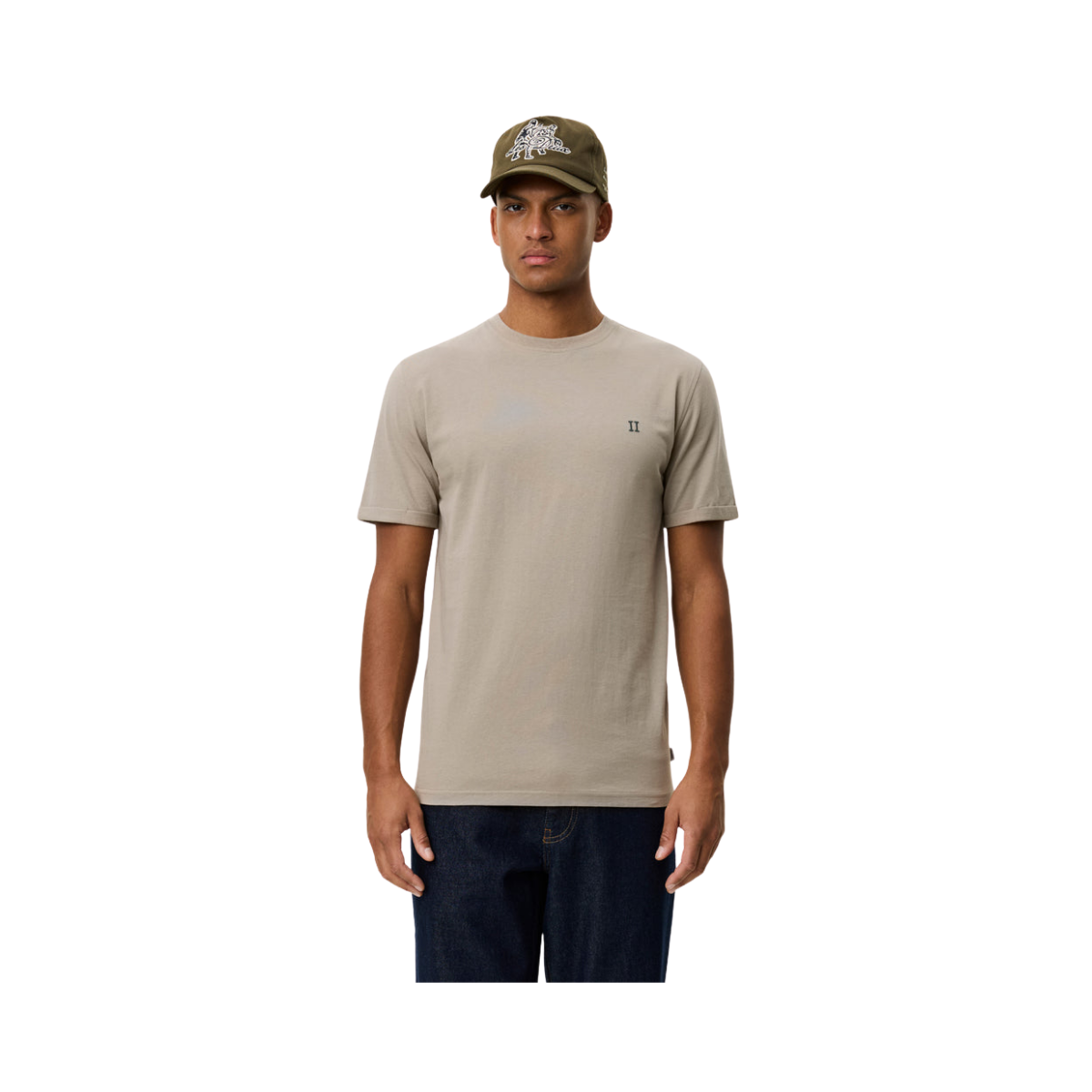 Norregaard Contrast T-Shirt - 880 Laurel Oak Sand