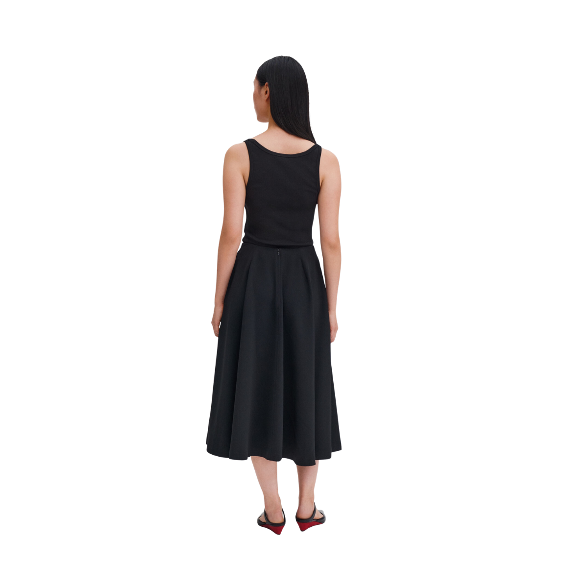 Flared Skirt - Black
