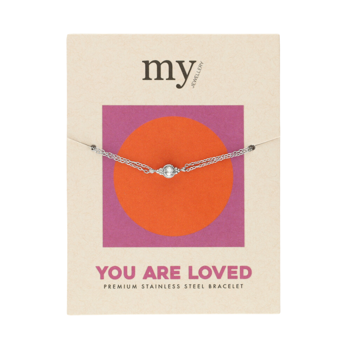 Bracelet Gifting Chain Strass - Silver