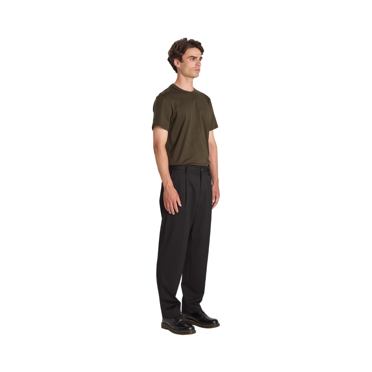 Crew-Neck Pima - Deep forest