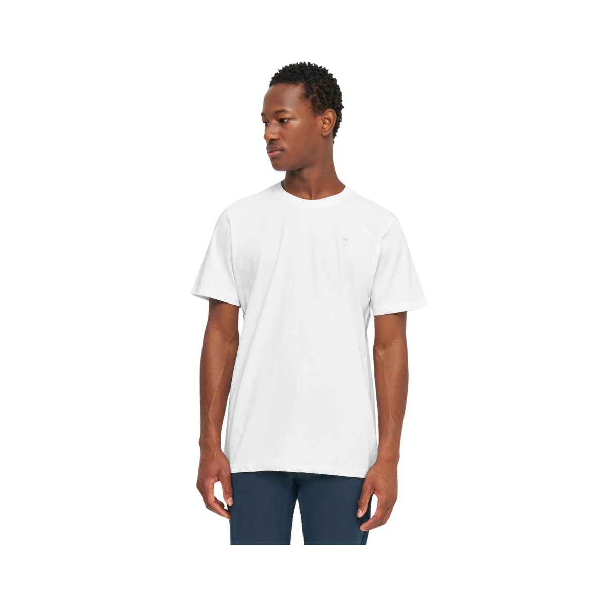 Loke Badge tee - Bright White