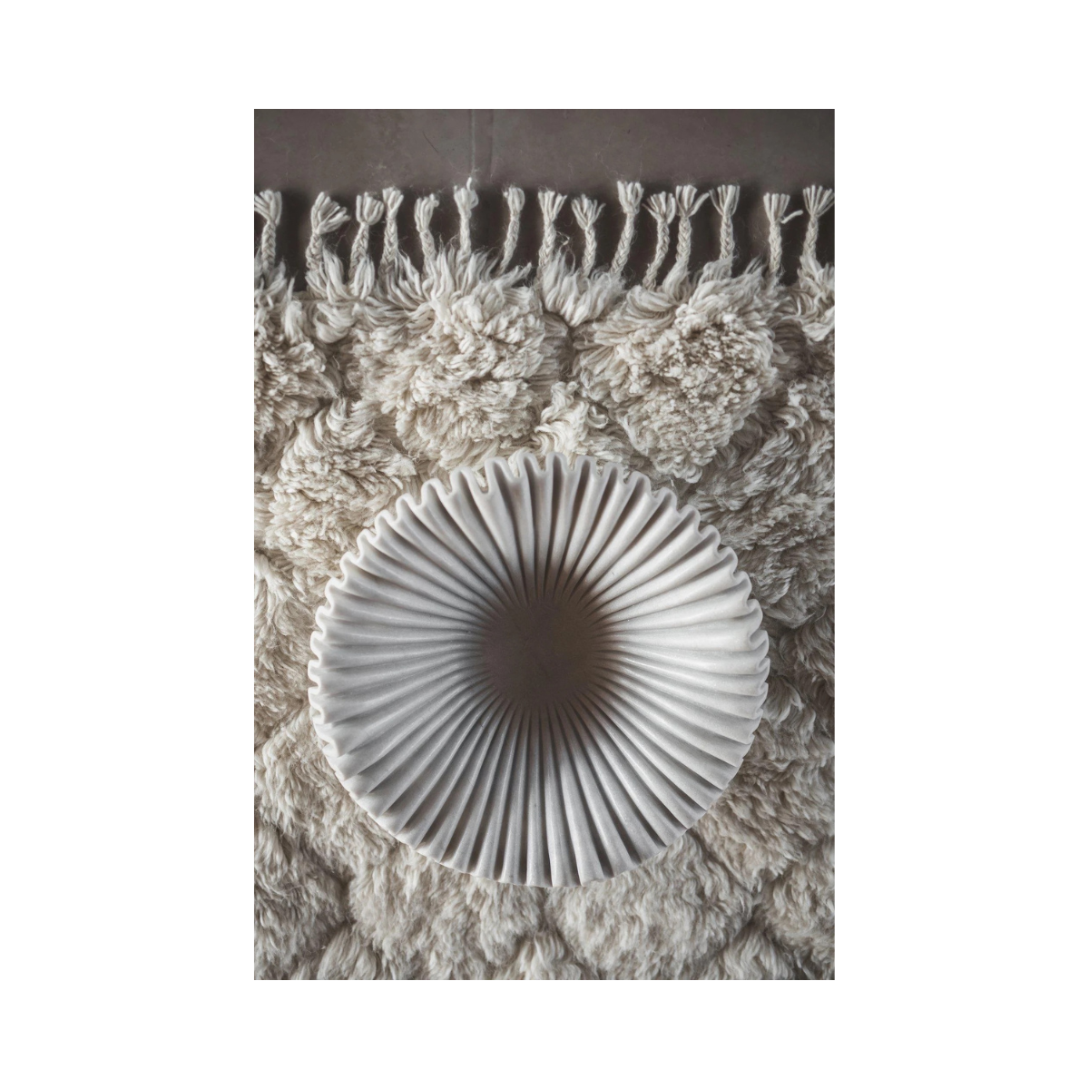 Anemone Skål - vit