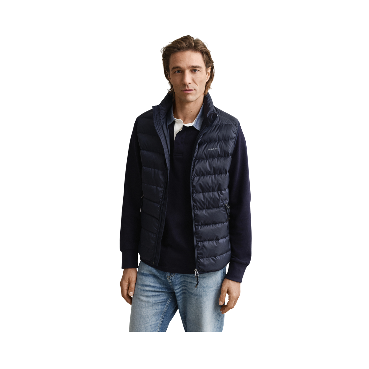 Light Down Vest - Evening Blue