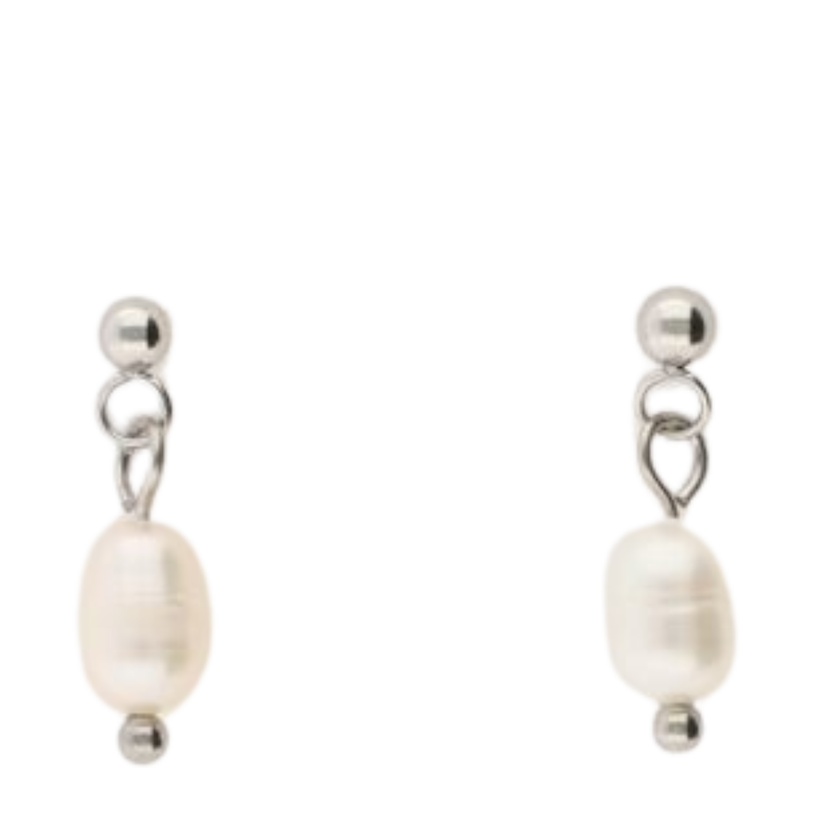 Studs freshwater pearl - Silver