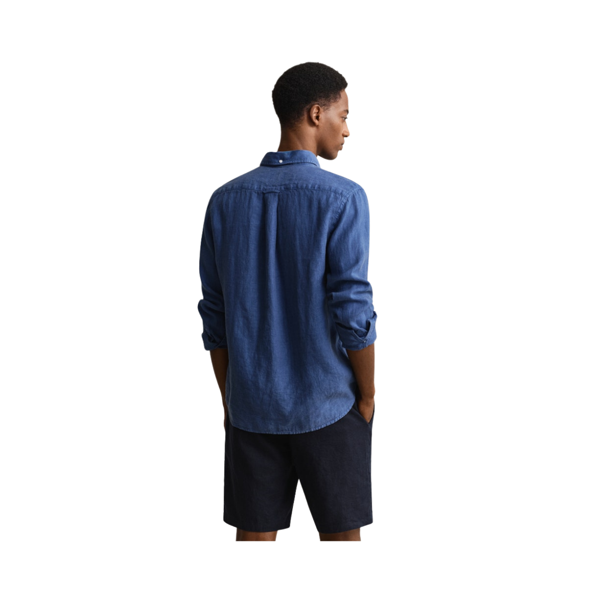 Gmnt Dyed Linen Shirt - VINTAGE BLUE