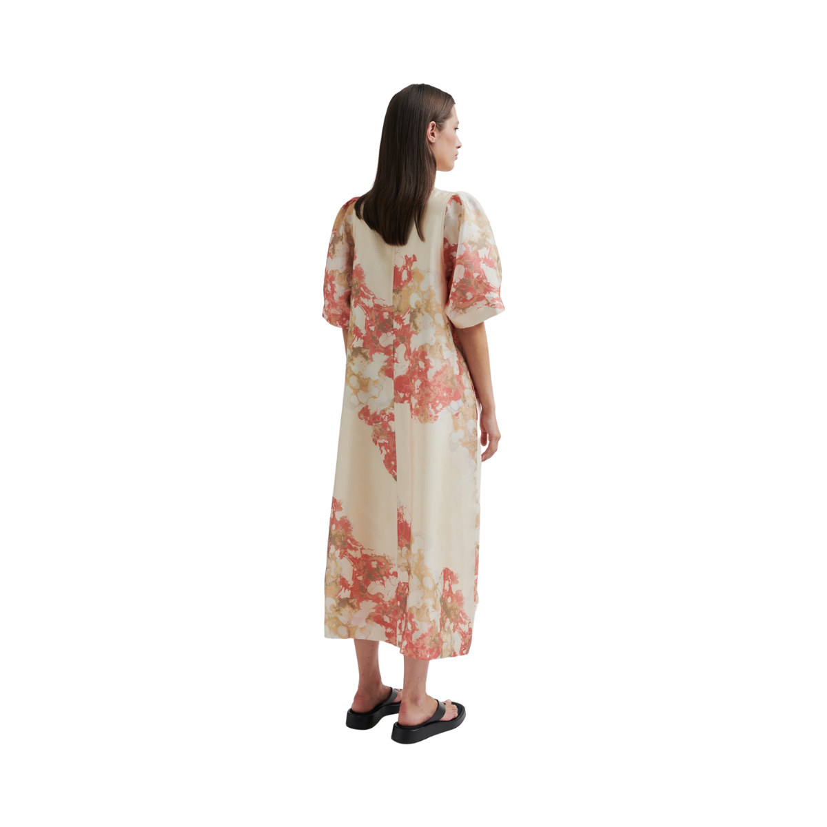Lugana Maxi Dress - Spiced Coral