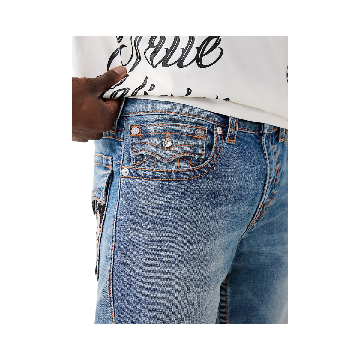 Tiger Embro Ricky Big T Flap - JMAM Gold Arcade Medium Wash_