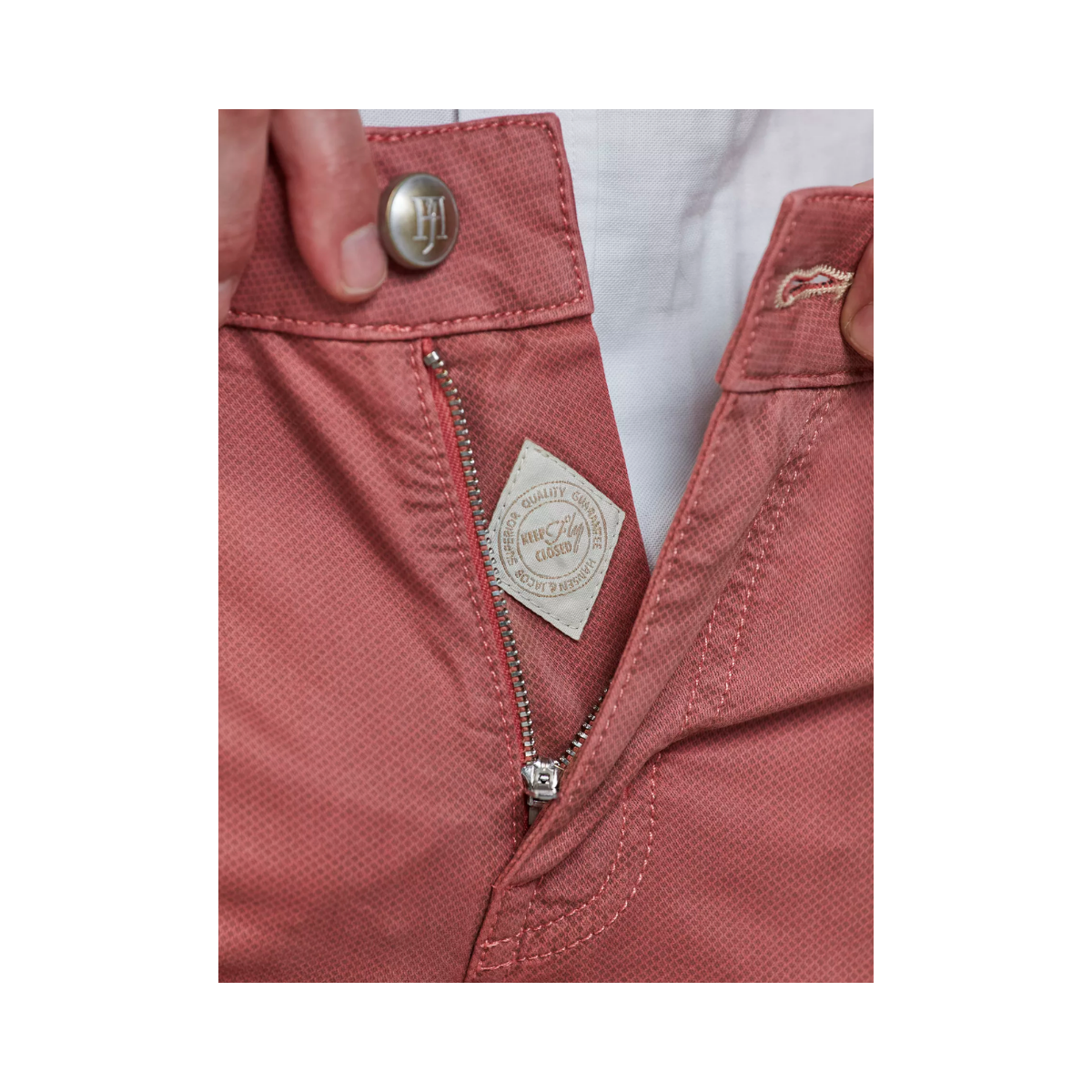 5-Pkt Cut'N Sew Fiji Print - Soft Red