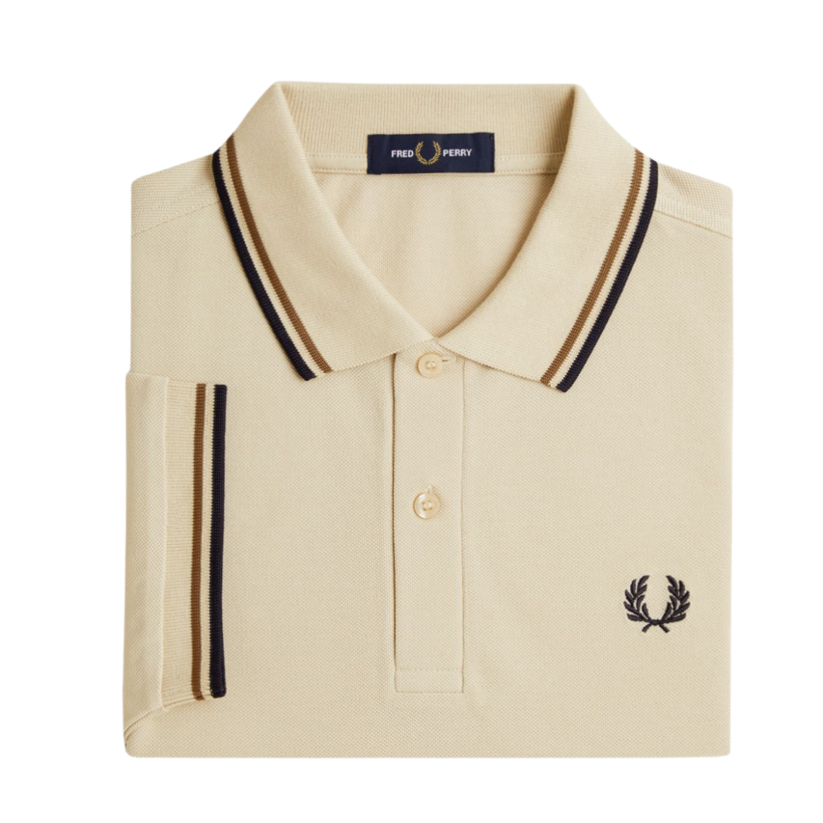 Twin Tipped FP Shirt - Oatmeal/Bronze/Navy
