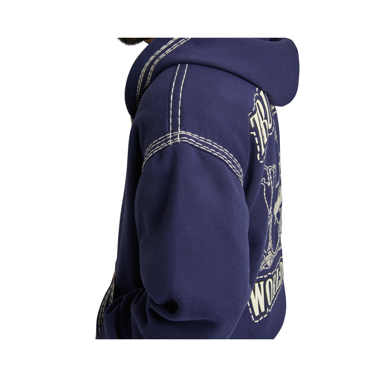 Super Boxy Zip Up Hoodie - Eclipse