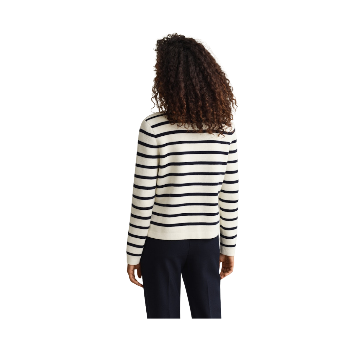 Cotton Knit Jacket - Cream