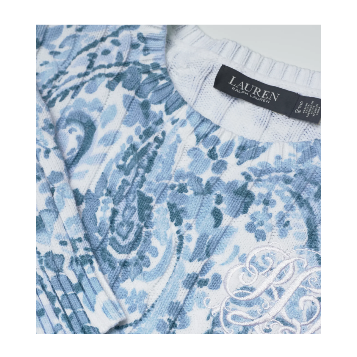 Sweater Pullover - White Multi