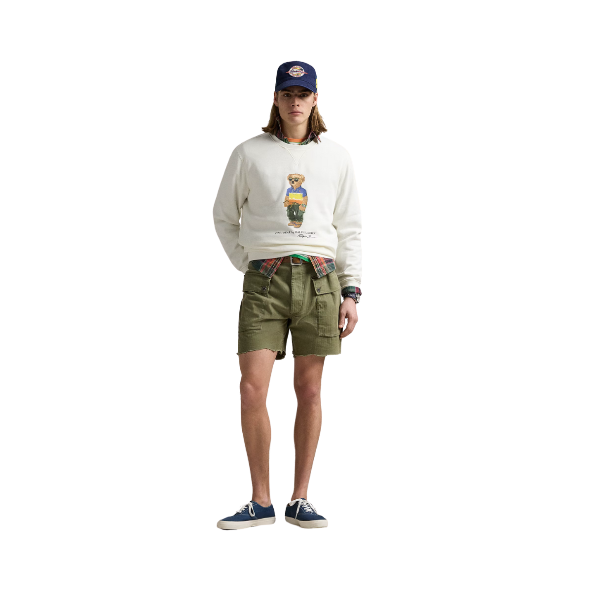 Long Sleeve Sweatshirt - Nevis Beach Shop Bear