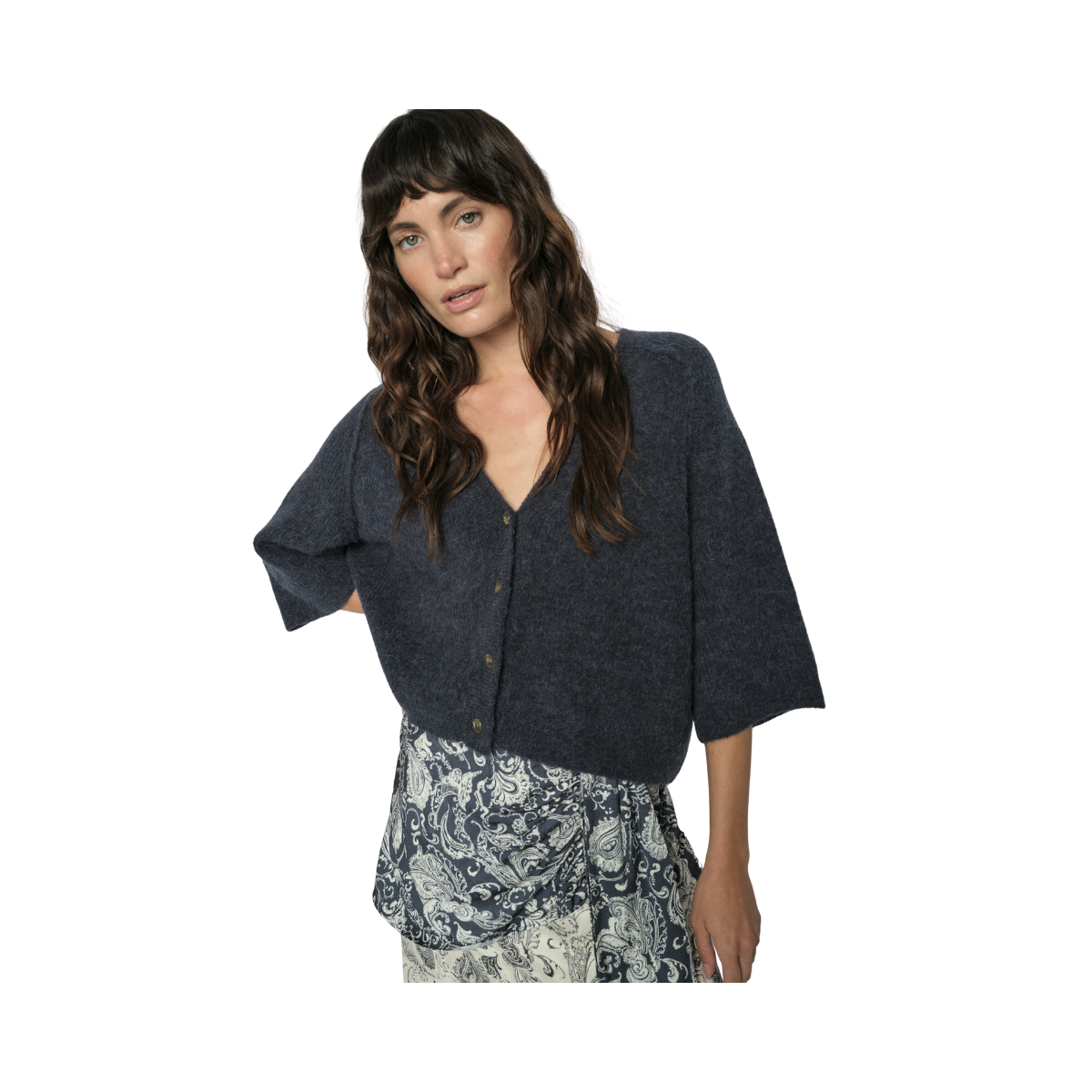 MMThora Lizet Knit Cardigan - India Ink