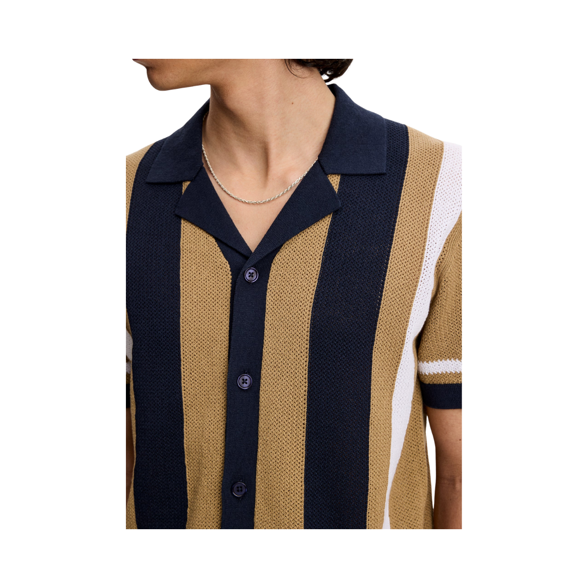 Remus Resort Collar Knit Polo - Kelp
