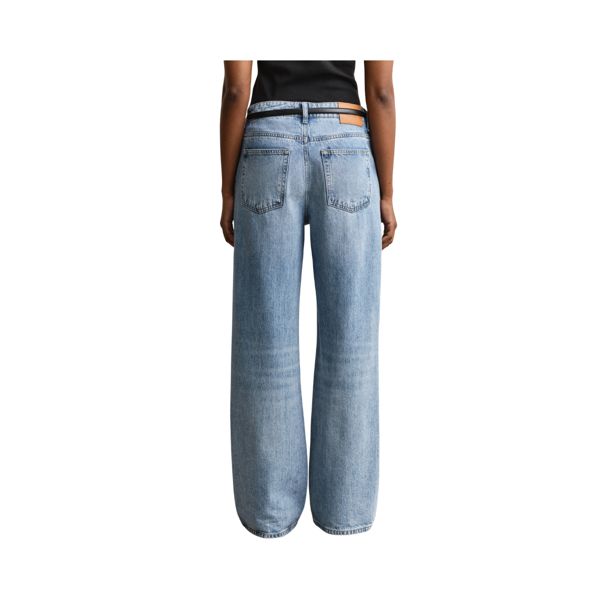 Relaxed Jeans - Semi Light Blue Broken In