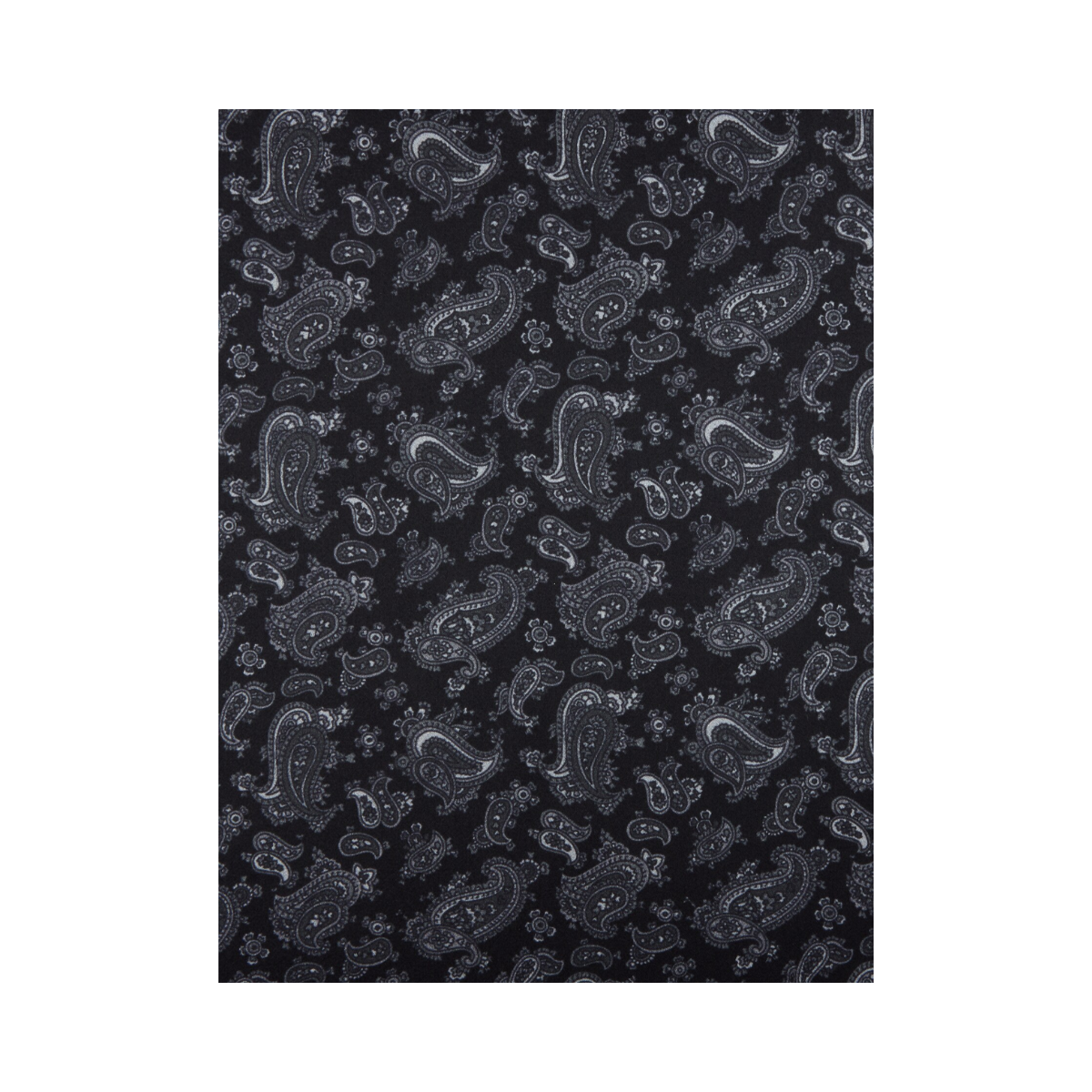 Pocket Square Silk - 601 Black Pattern