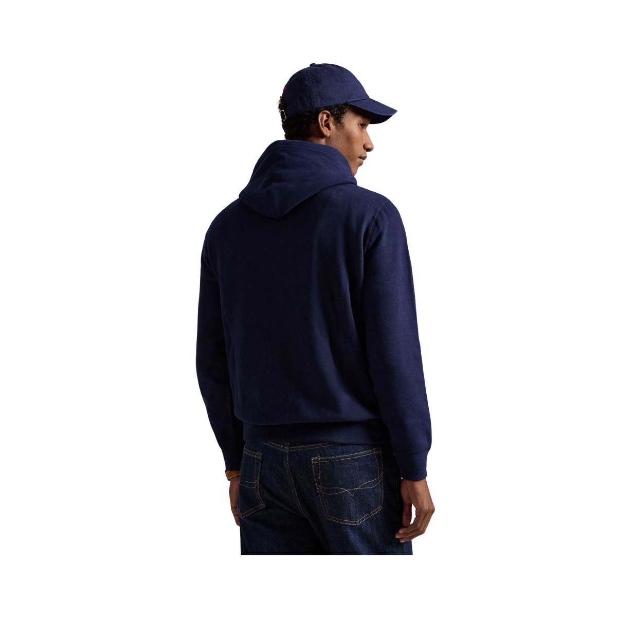 LS Hood Sweater - Navy