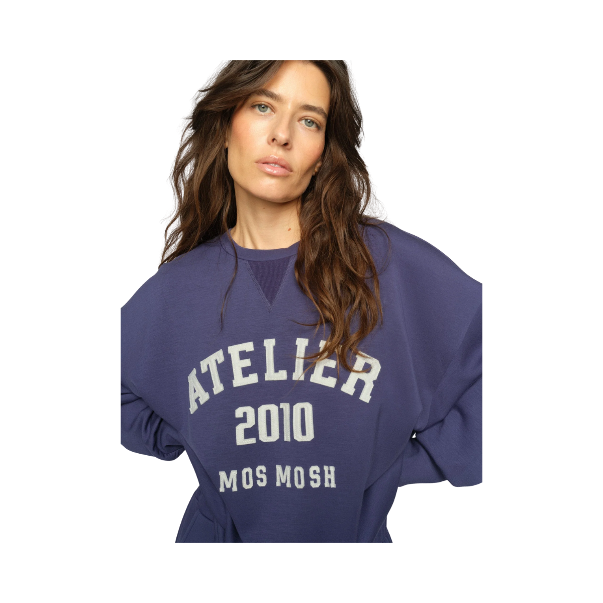 MMNima O-LS Sweatshirt - Crown Blue