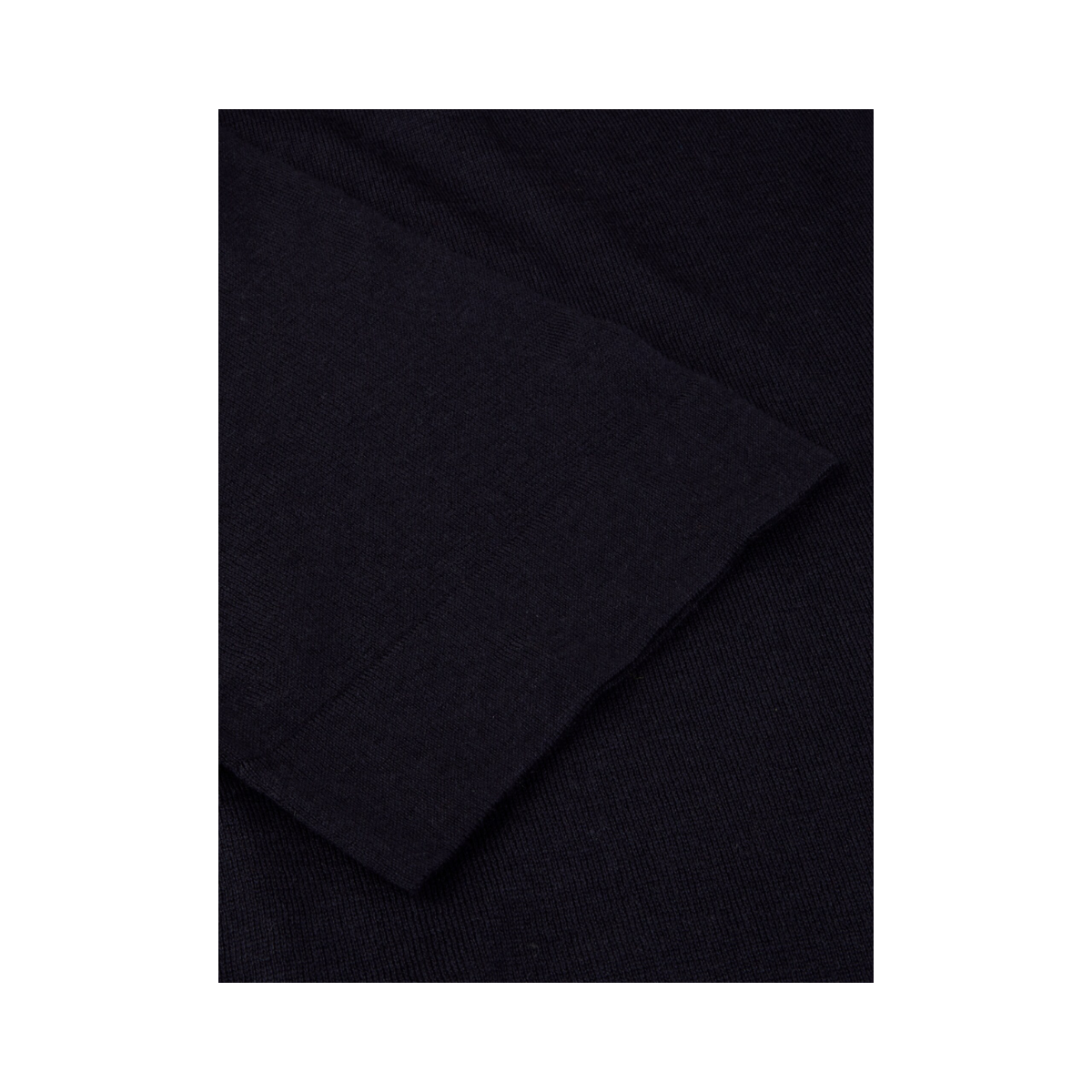 T-shirt Knitted Crew Neck - Navy