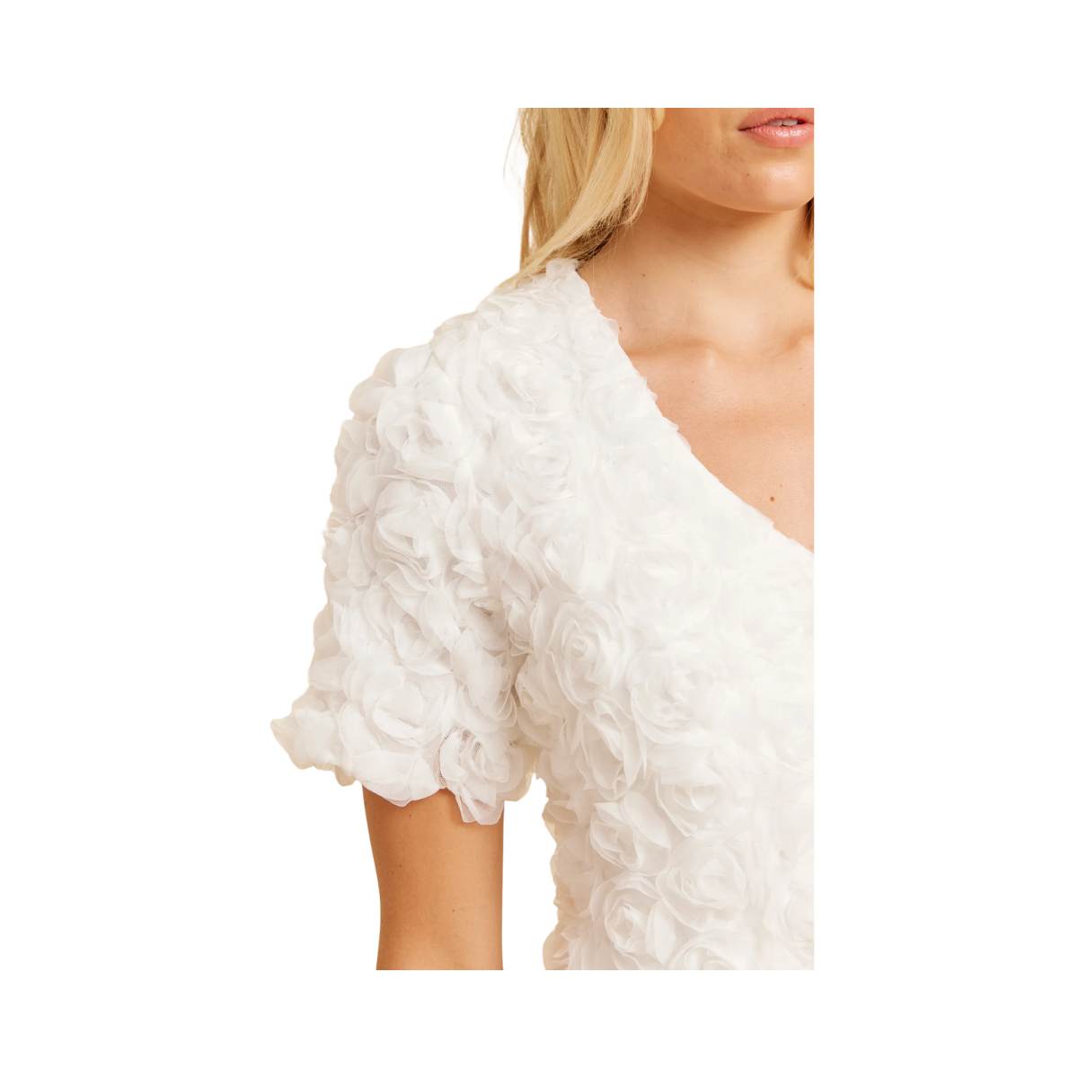 Rose dress - WHITE