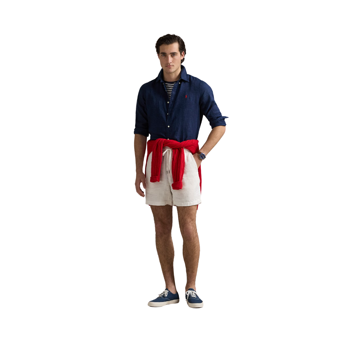 Long Sleeve Sport Shirt - Newport Navy