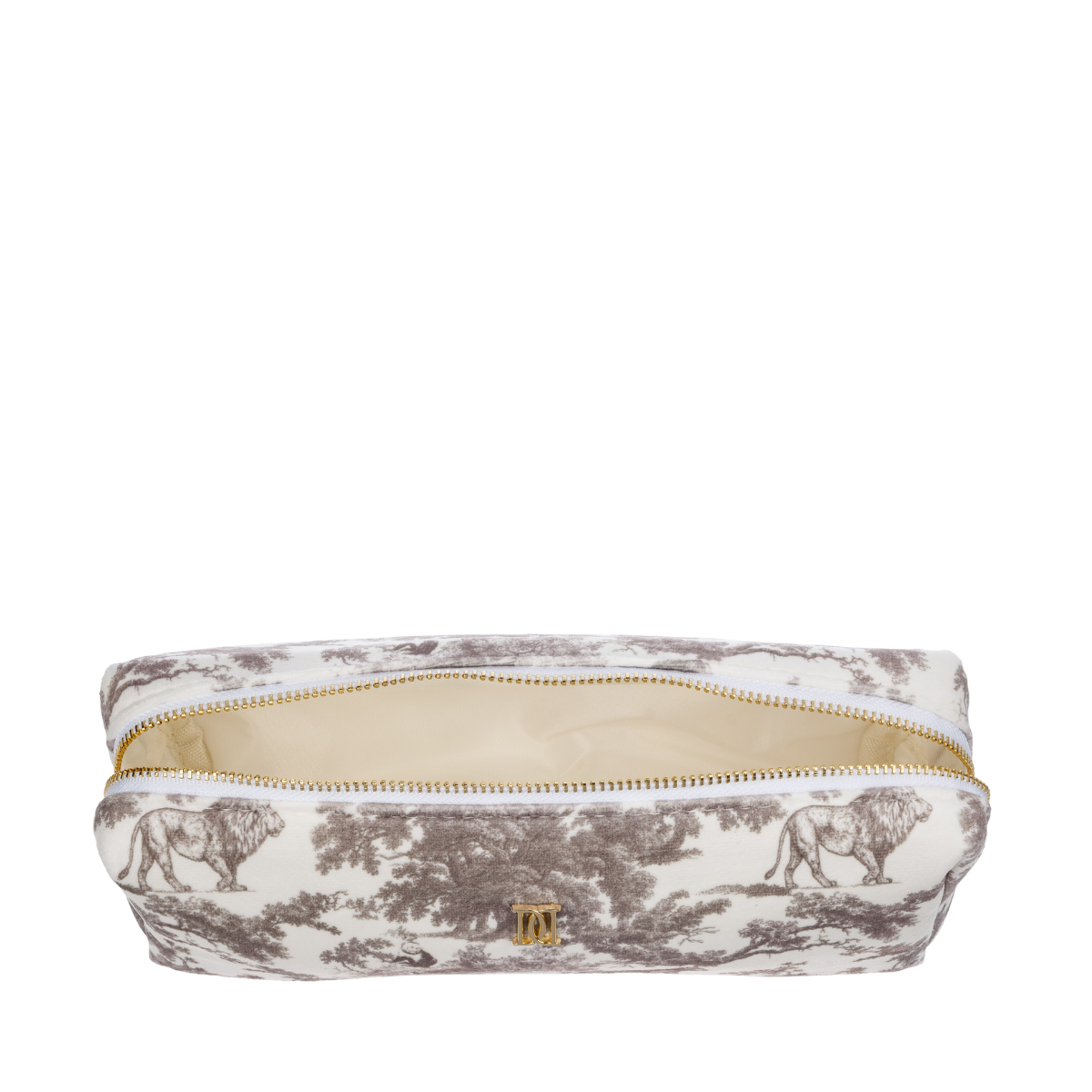 Velvet Tool Pouch - Warm Taupe Savannah Pattern