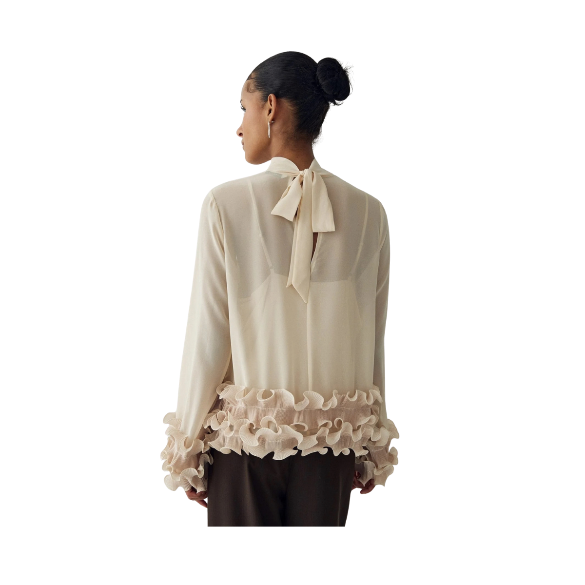 N-Latanietta Blouse - Ivory