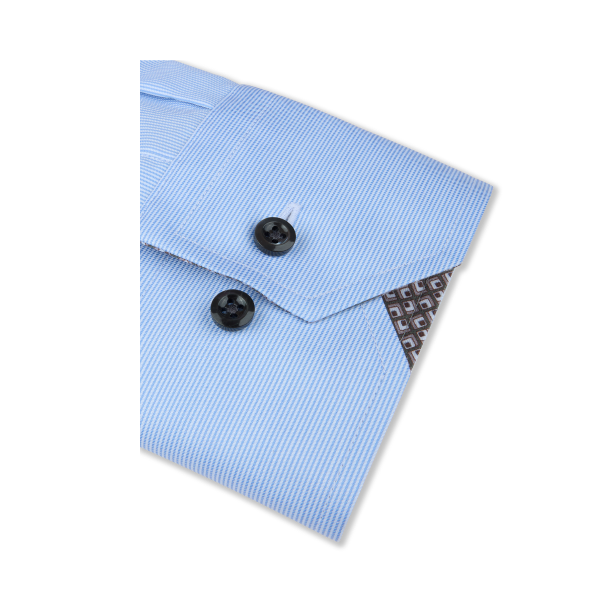 Regular C75 RM cuff Contrast - Light Blue