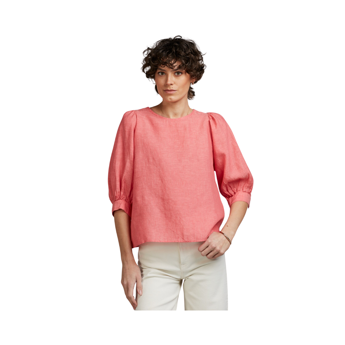 Carmen Blouse - Light Red