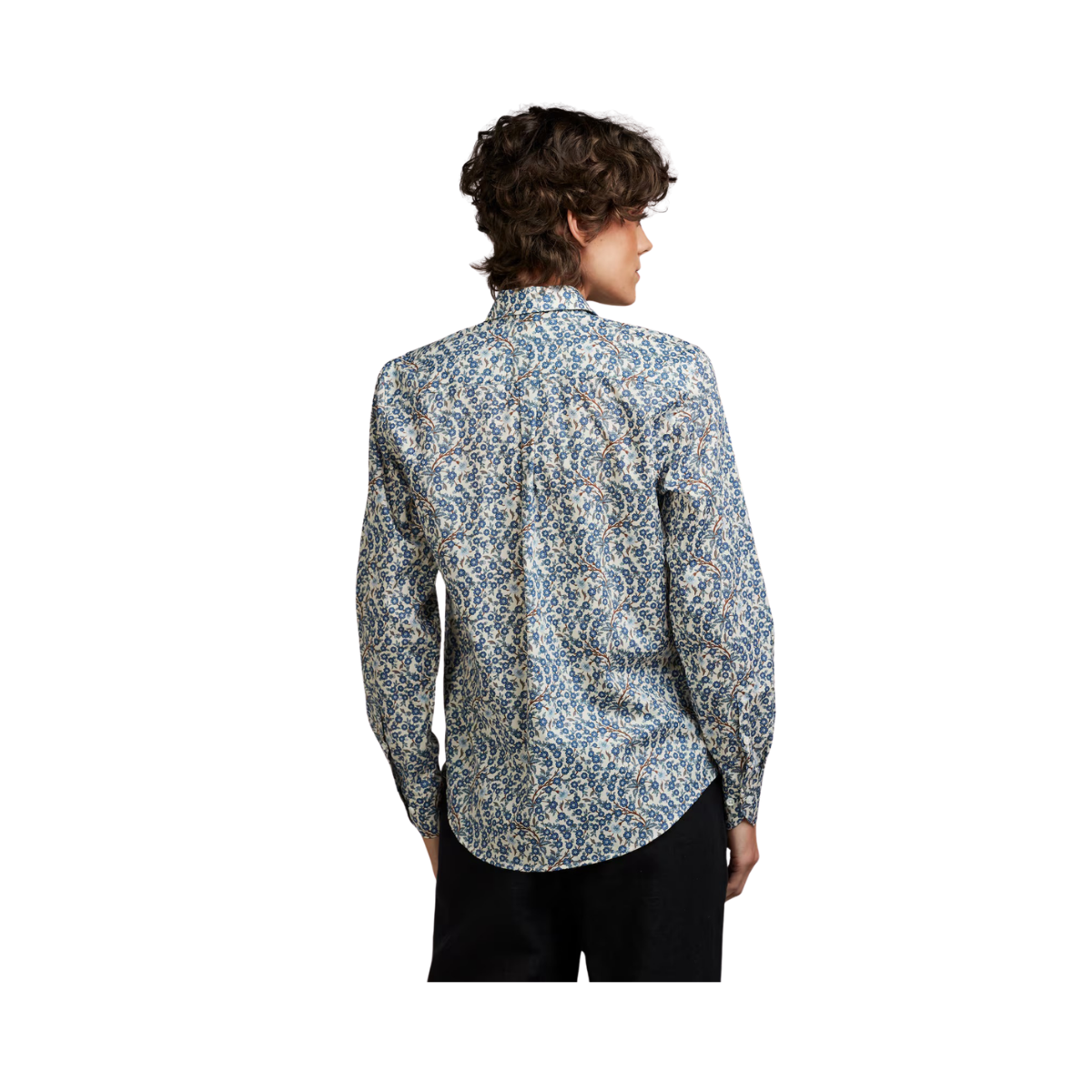 Siri Shirt - Blue Pattern