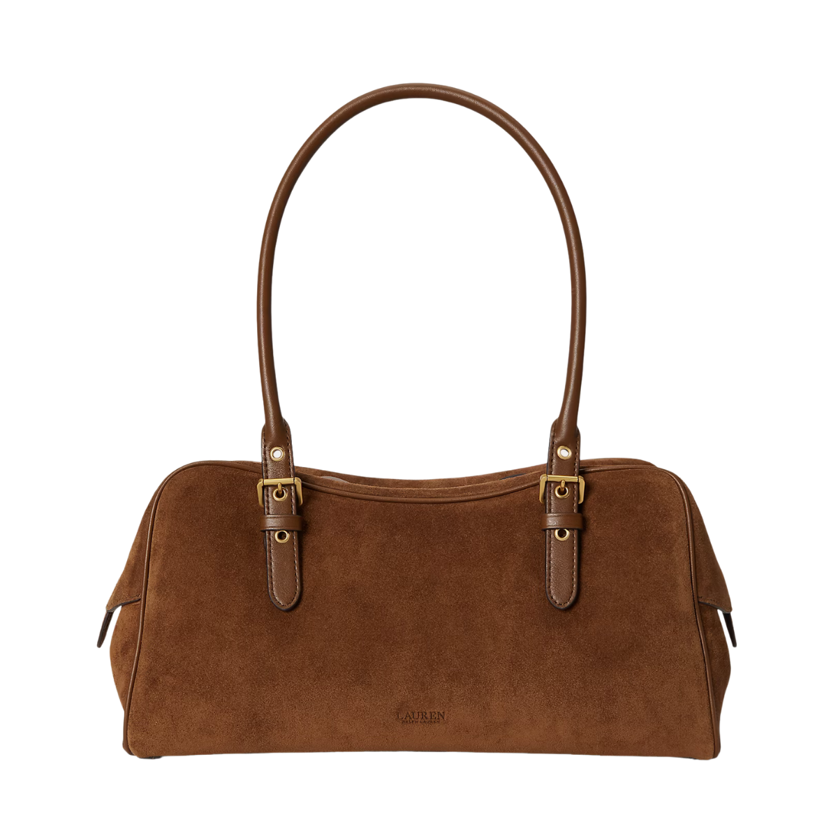 Marcy ZP Suede Satchel Large - Light Tobacco/Light Tobacco