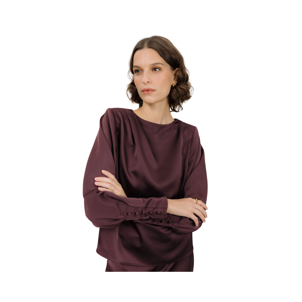 Kirstine Blouse - Plum Perfect