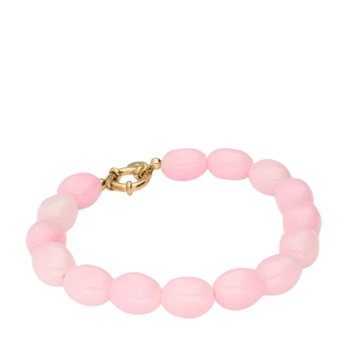 Bracelet Beads Pink - Gold