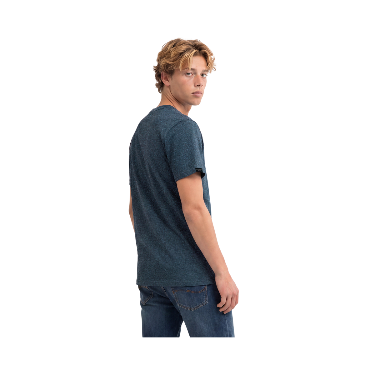 Essential Sdco Logo Emb Tee - Dark Blue Grit/Pure Navy