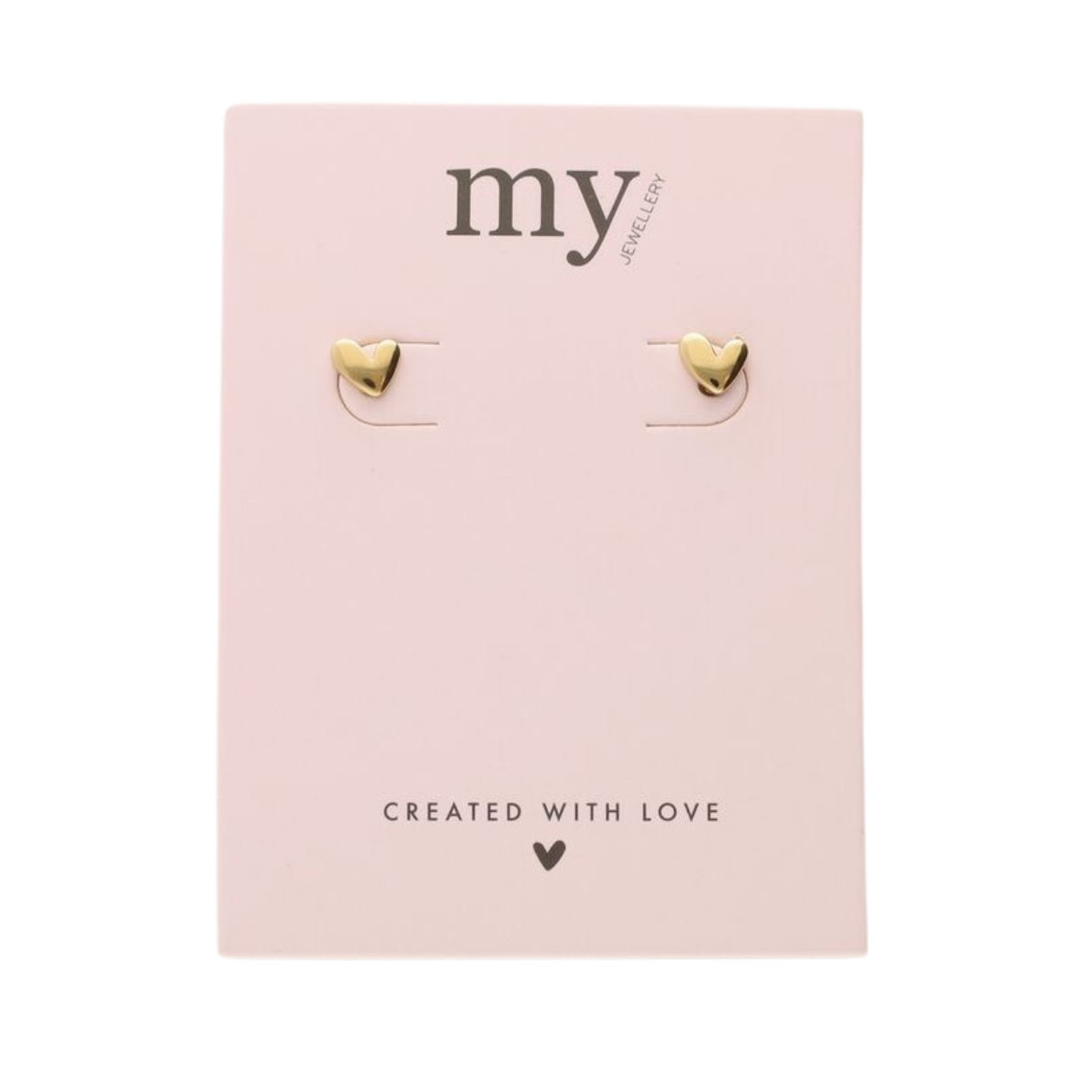 Studs heart - 1200 Gold